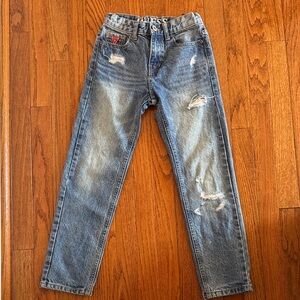 🎉Guess🎉 Slim Straight Distressed Light Blue Jeans(Size 8)